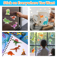 OIBUTUR travel activities with dinosaur scenes support quiet, focused plane play.