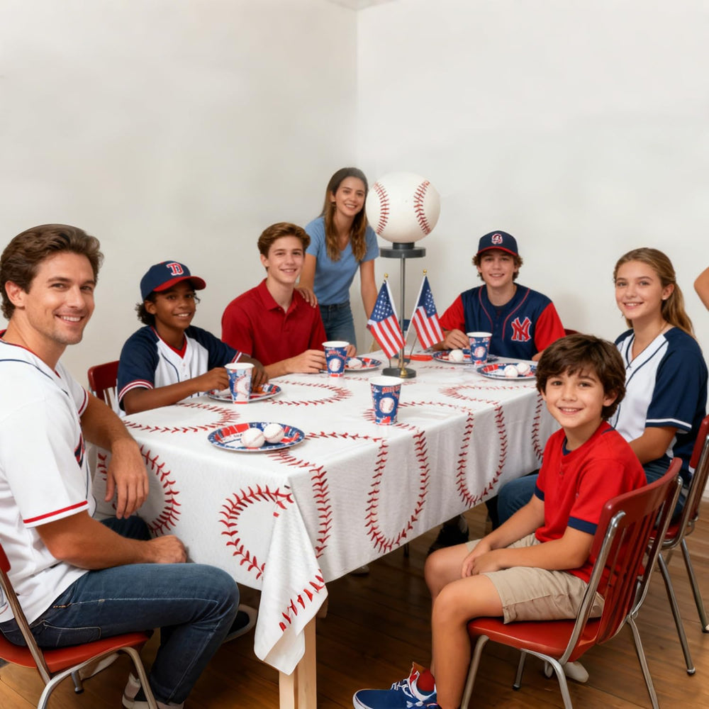 Oigco disposable tablecloth with easy-clean surface for quick cleanup.