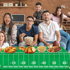 Oigco fade resistant and foldable football tablecloth for easy storage