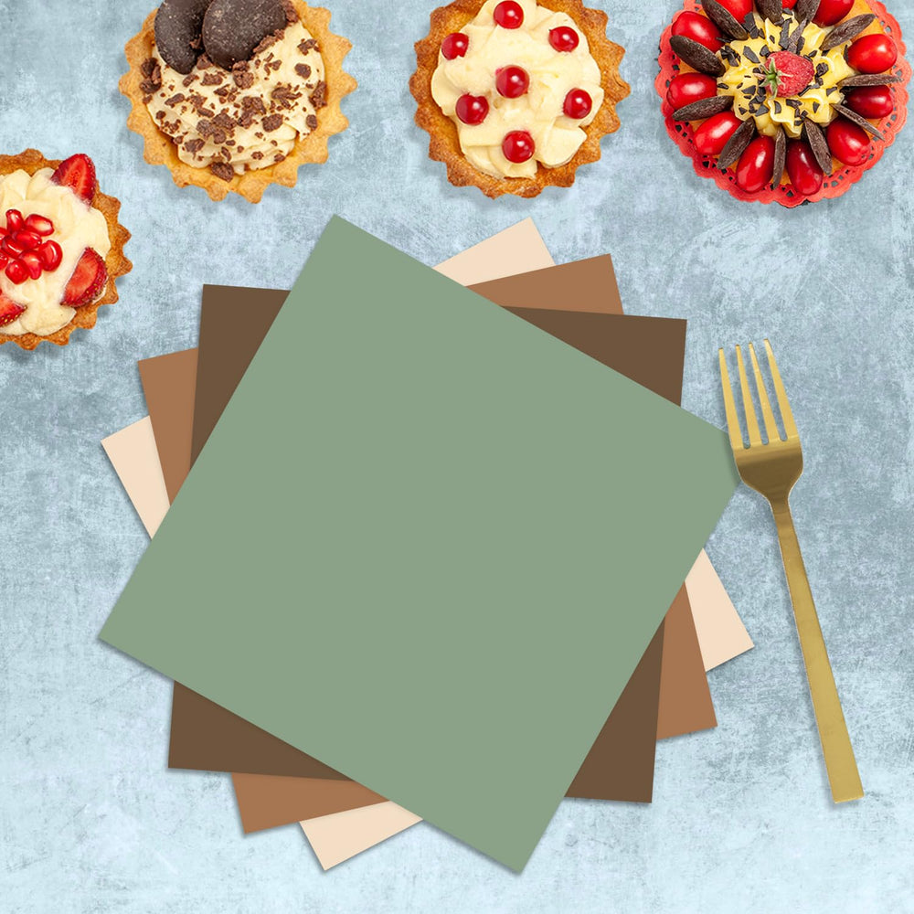 Oigco woodland baby shower plates in eco-friendly thick paper with food-safe inks
