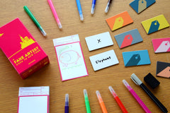 Oink Games creative bluffing session; playful misdirection and social interaction.