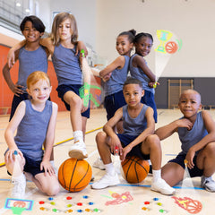 Oitnlaughter basketball LED finger light package shows all six designs for bulk gifting