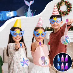 Oitnlaughter Mermaid LED finger light pattern 5 ideal for party bags and games