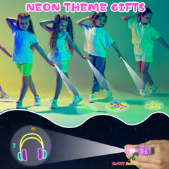Oitnlaughter neon finger light ergonomic fit comfortable to wear.