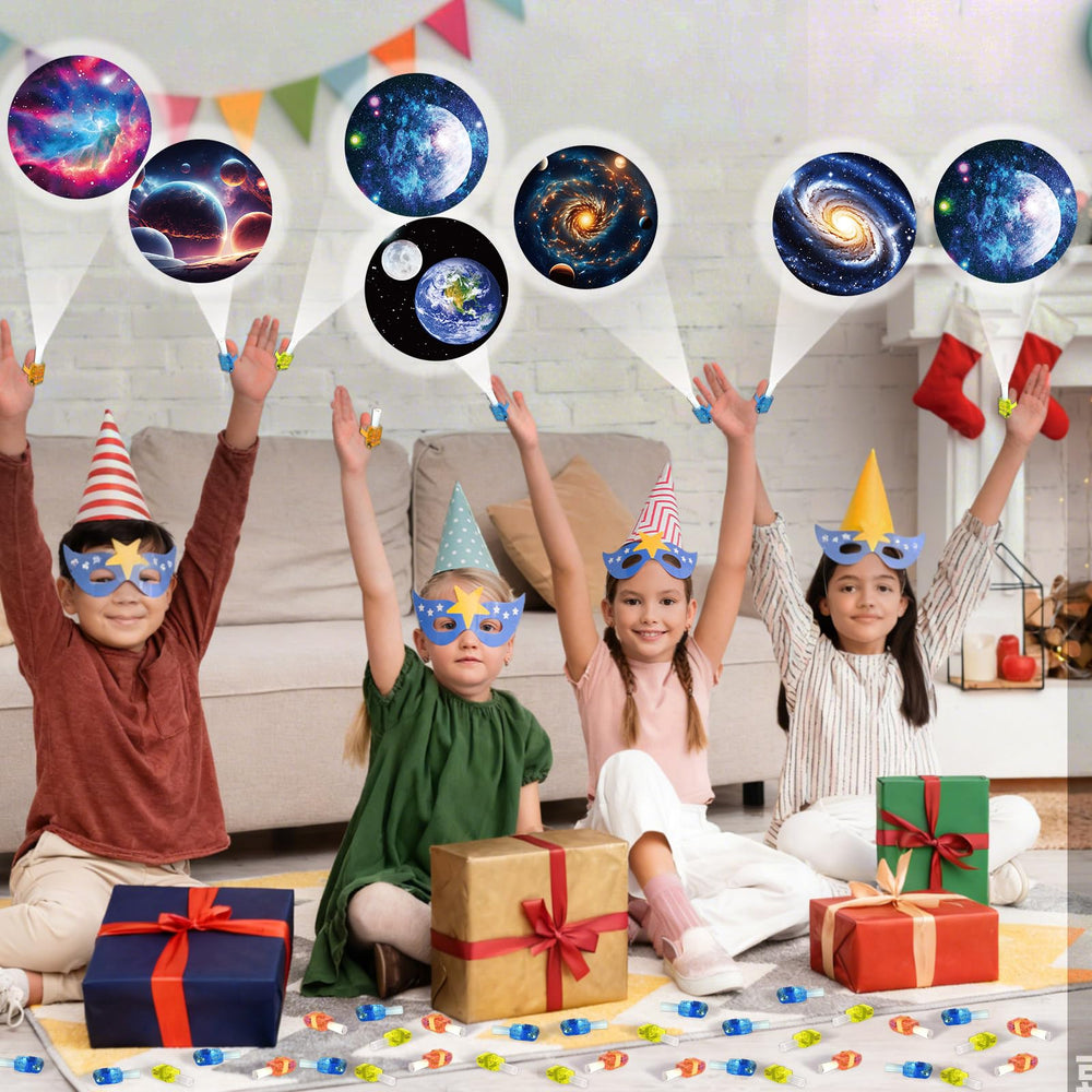 Oitnlaughter space finger lights serve as fun party favors kids can wear or share.