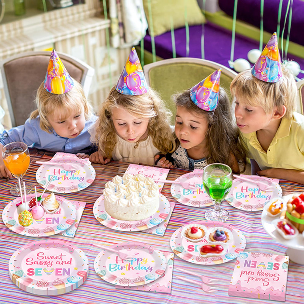 Oitnlaughter Sweet-sassy-seven design decor for celebrations.