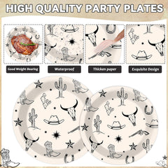 Oitnlaughter napkins—colorful western patterns for quick, tidy cleanup during celebrations.