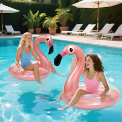 Oiuros flamingo pool float medium ideal for kids 6+