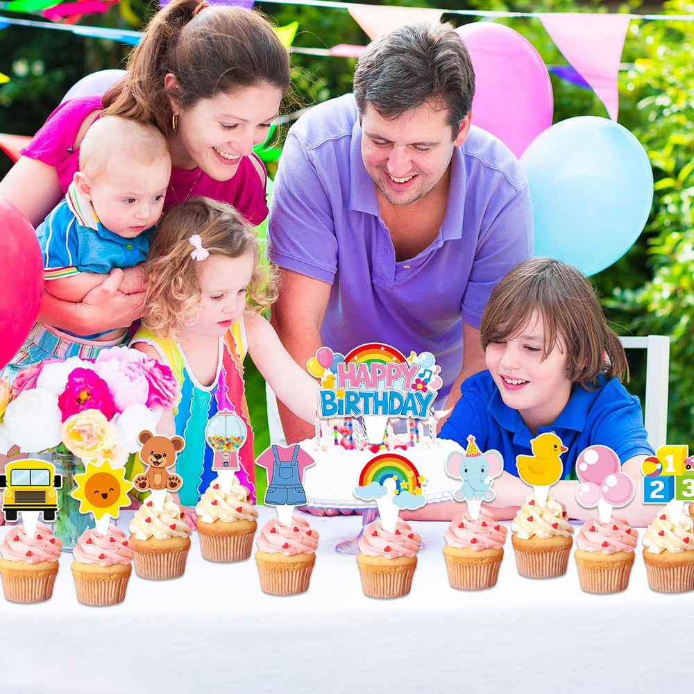ojustbeok duck toppers add cute charm to cupcakes for baby showers and birthdays