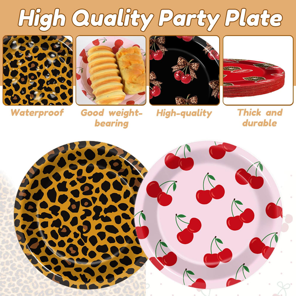 OjustBeOk leopard-pattern plates on a stylish table setting.