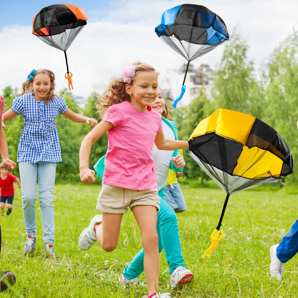 OJYUDD parachute toy durable nylon, built for countless throws and landings.
