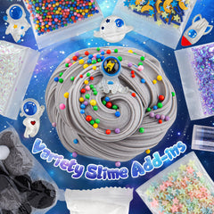 Okaybee Glow-in-the-dark slime charms enhance cosmic play adventures