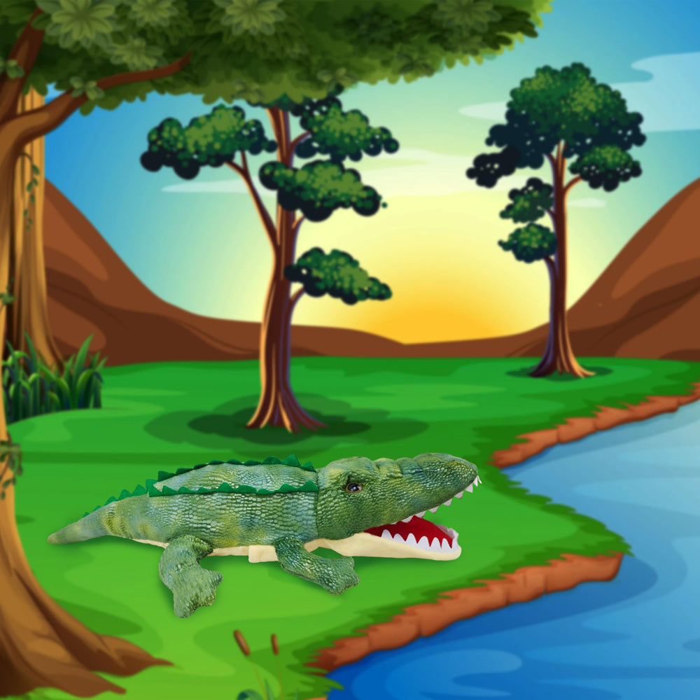 Okegztoa frog hand puppet eyes shine for lively classroom storytelling