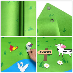 OKGIUGN imaginative farm play set invites collaborative family storytelling.