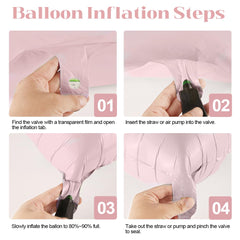 O-Kinee wedding decor with heart balloons creating romantic ambiance