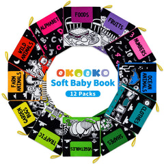 OKOOKO soft baby books: traffic theme introduces daily routines through bold contrasts.