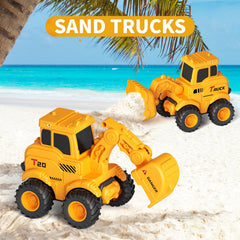 Olbyefly bulldozer toy with flexible joints for active construction play