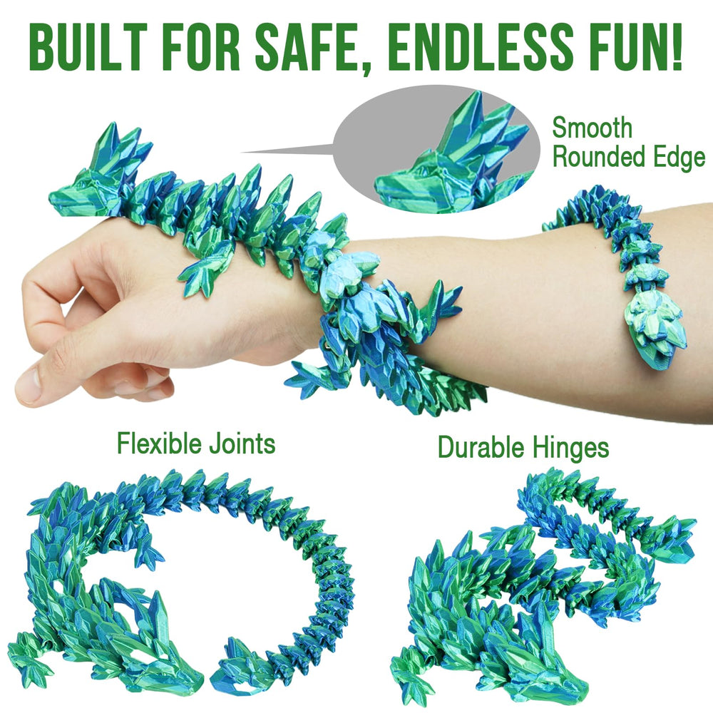 Olee Odee crystal dragon egg detail highlights 3D printed charm