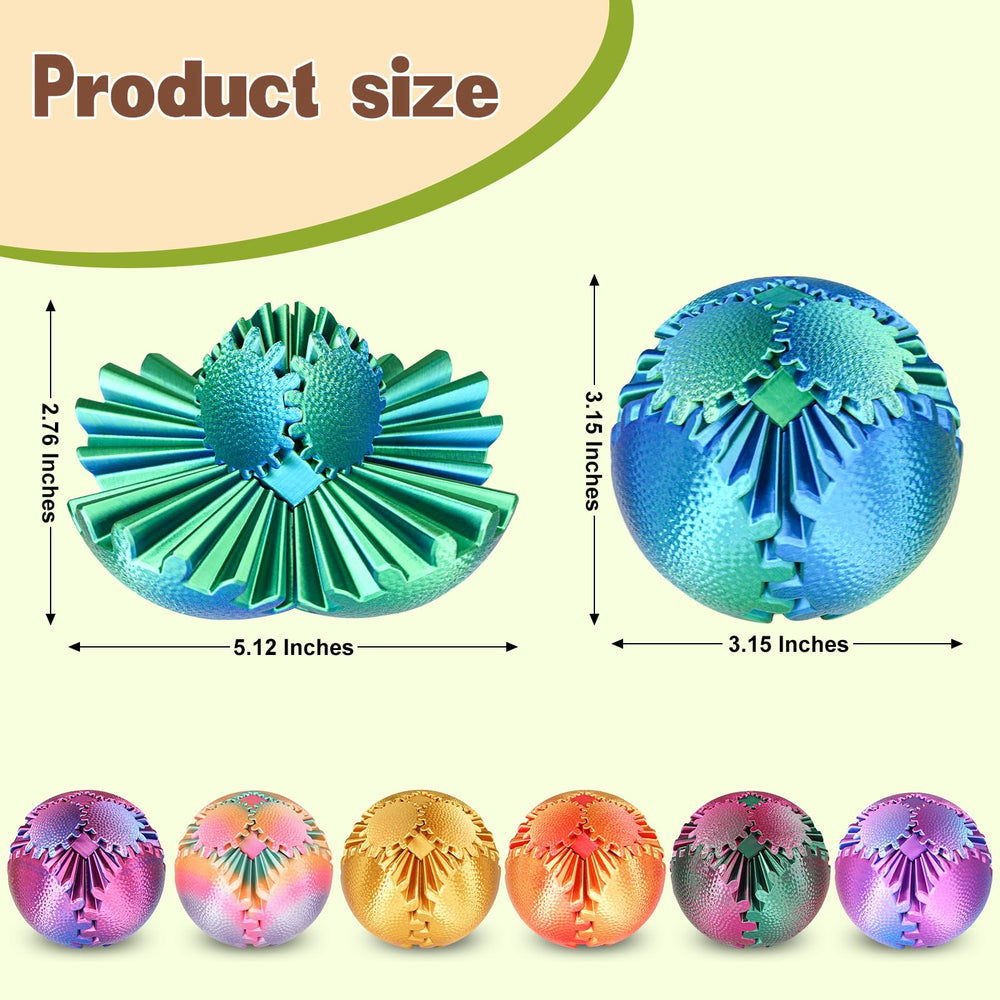 Olee Odee Gear Ball Sphere is compact and portable for stress relief on the go
