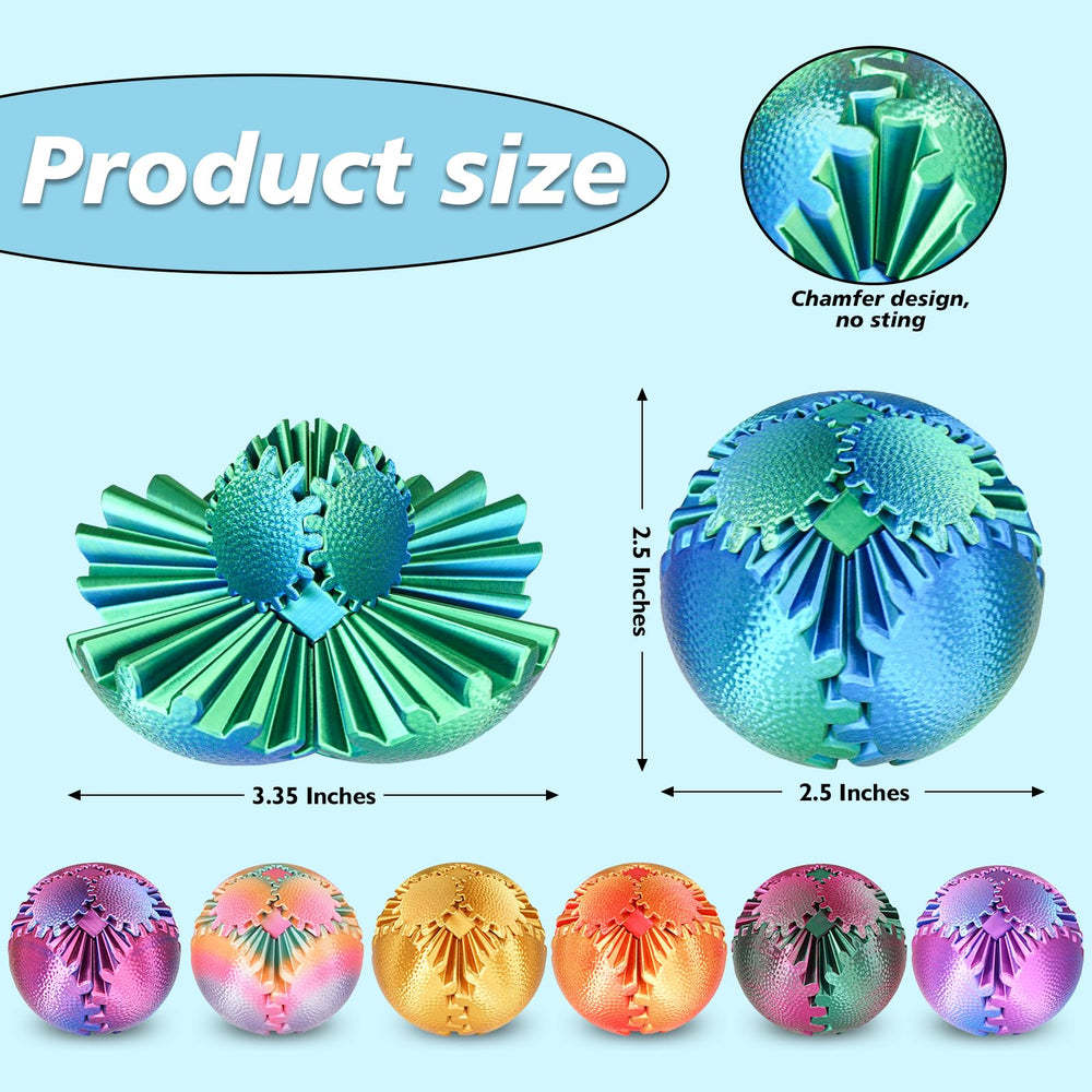 Olee Odee Gear Ball PLA material offers lightweight, durable use