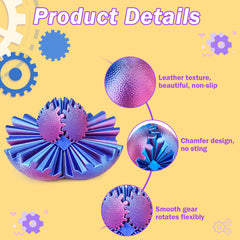 Olee Odee Gear Sphere durable PLA build supports long-lasting play.