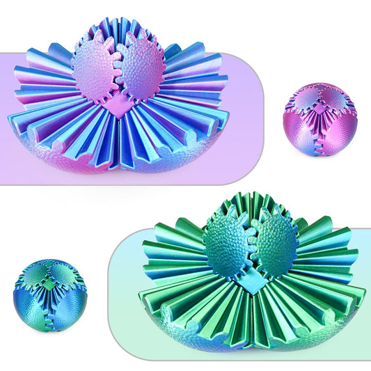 Olee Odee Gear Sphere textured surface for improved grip during fidgeting