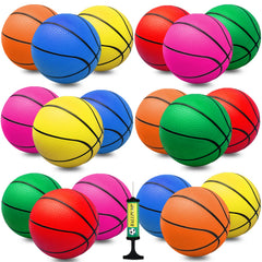 Oleitodh 18Pcs mini basketballs with pump for quick indoor play