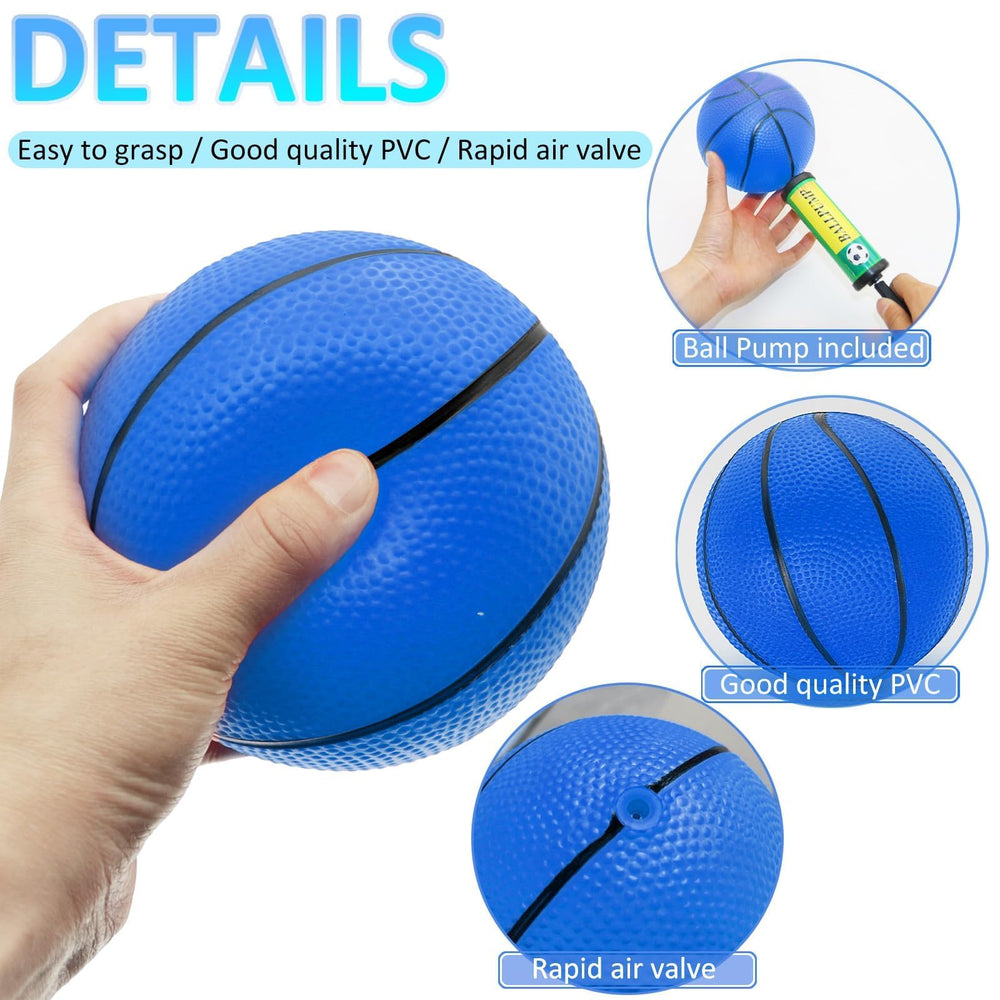 Oleitodh soft PVC mini basketball with textured grip