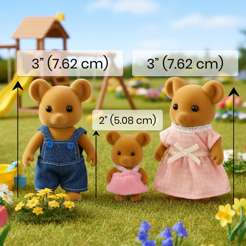 OLEOCA Oakridge Bibi mouse pup invites gentle storytelling with cuddly flocking.