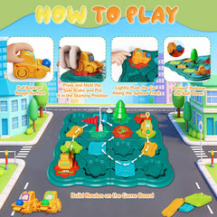 Olfrid STEM Board Game board assembly demonstrates modular setup for interactive learning.