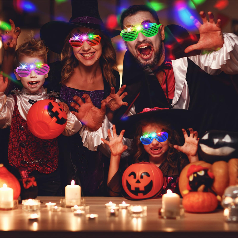 OLUPP pink light-up glasses featuring multiple modes for fast-paced dance floors.