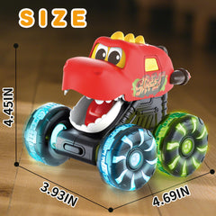 OMAKCOO compact dinosaur trucks designed for small hands and easy carrying