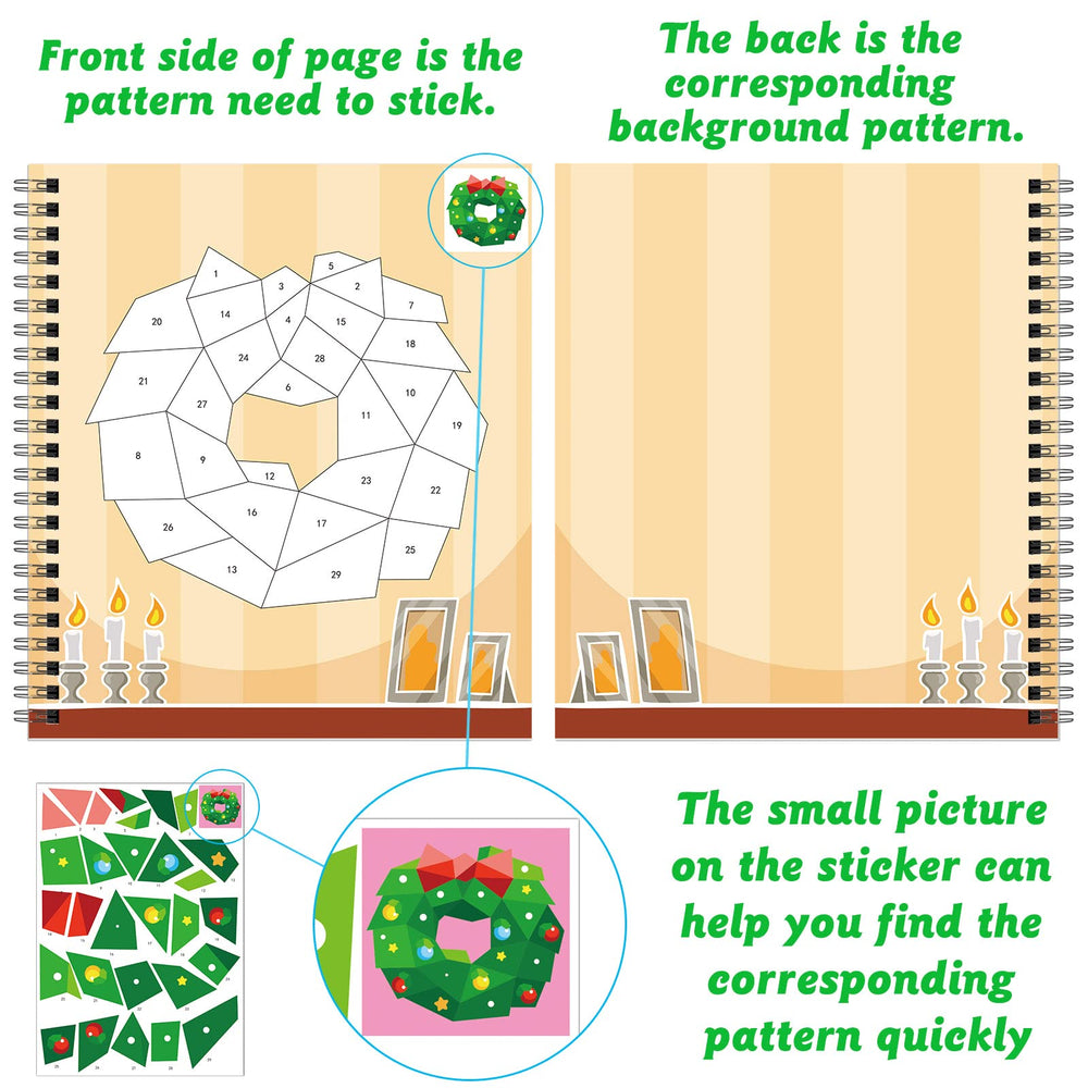 Omgouue gingerbread house page promotes imaginative storytelling with stickers