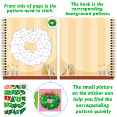 Omgouue gingerbread house page promotes imaginative storytelling with stickers