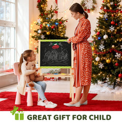 OMOTIYA Kids Easel with paper-roll holder keeps art projects ready to start.
