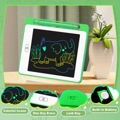 OMXDG blue LCD tablet with pressure-sensitive lines for varied thickness