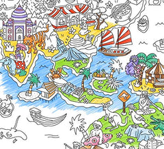 Omy Atlas oceans coloring sheet provides a calm, screen-free learning activity