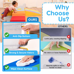 Once Upon a Cloud foam climbing blocks cloud pad right cushioned landing area