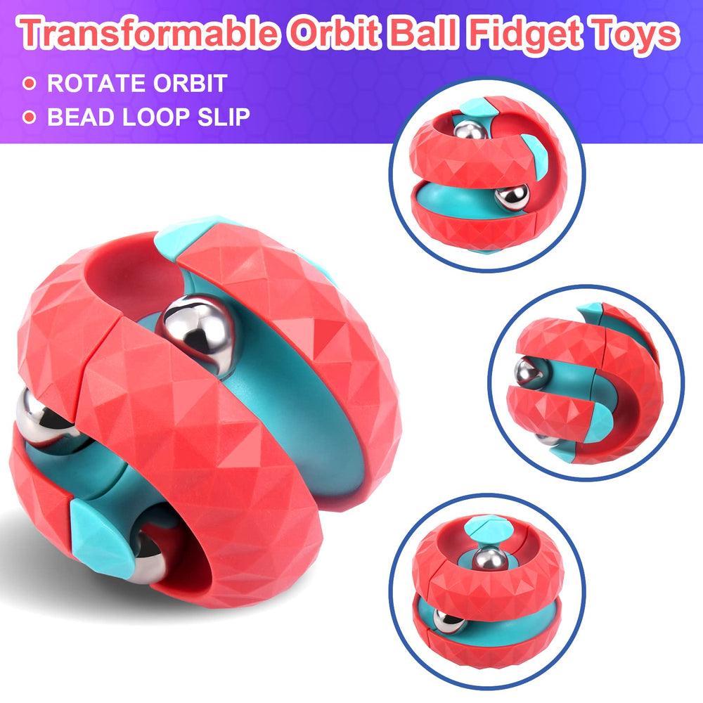 ONCOFAN infinity cube beads track with vibrant colors for tactile stimulation.