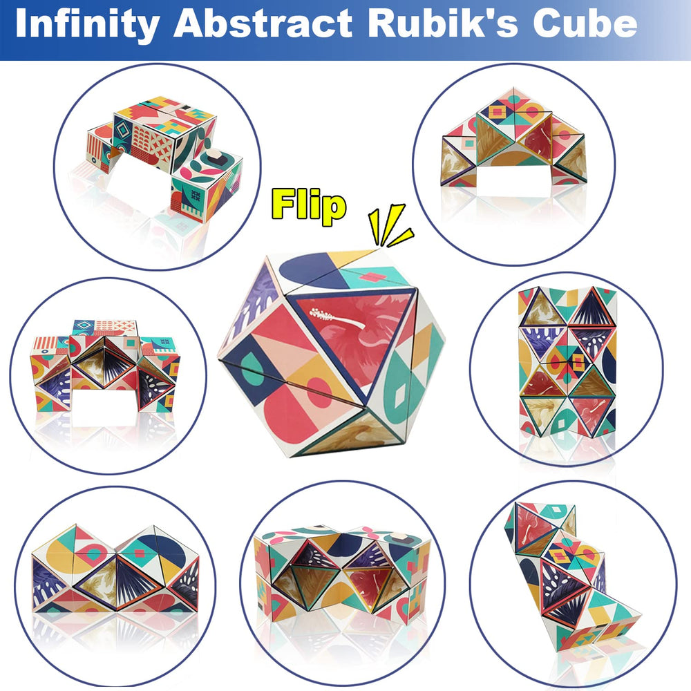 ONCOFAN Infinity Cube Fidget Toy mechanics close-up promotes tactile engagement