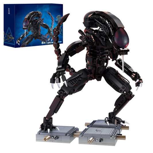 onederbkk Xenomorph building kit assembly shows easy-step construction for a satisfying build
