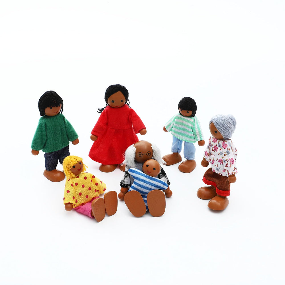 ONEST wooden dollhouse baby figure for nurturing play
