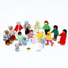 ONEST children figures with movable limbs for dynamic play poses