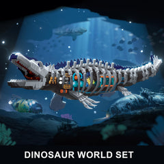 ONITUOFO dino glowing energy vessels illuminate the model with a futuristic glow