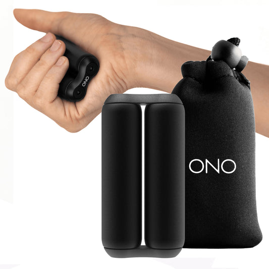 ONO Roller handheld fidget in use for focus and calm during work