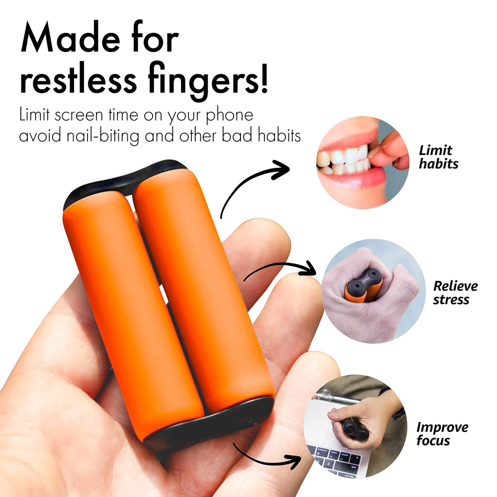 ONO Roller Jr durable ABS plastic withstands heavy fidget sessions.