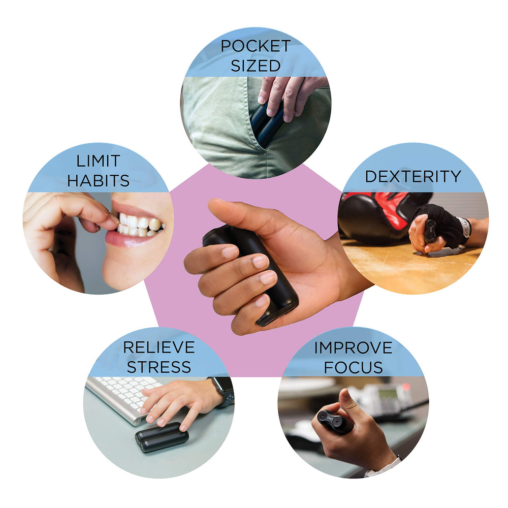 ONO Roller Jr surface massage feature offers tactile relief during breaks.