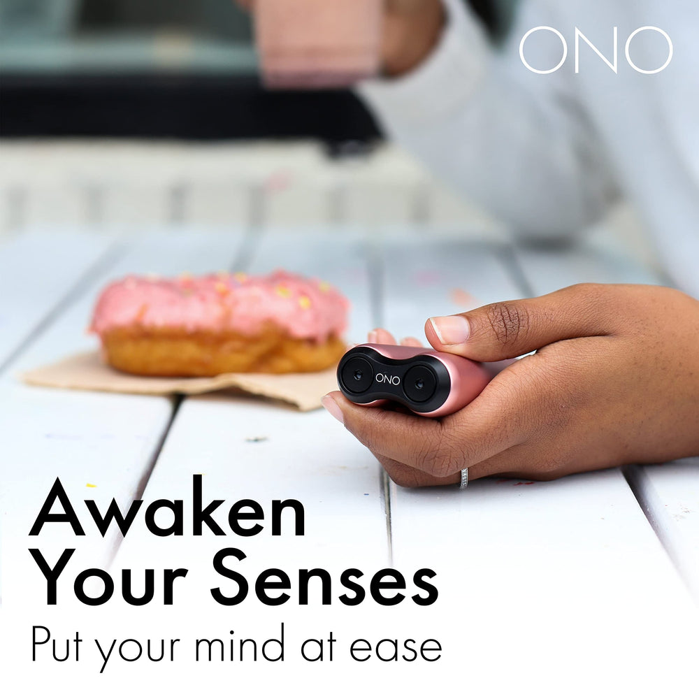 ONO Roller rose gold packaging ready gift option for desk dwellers and commuters.