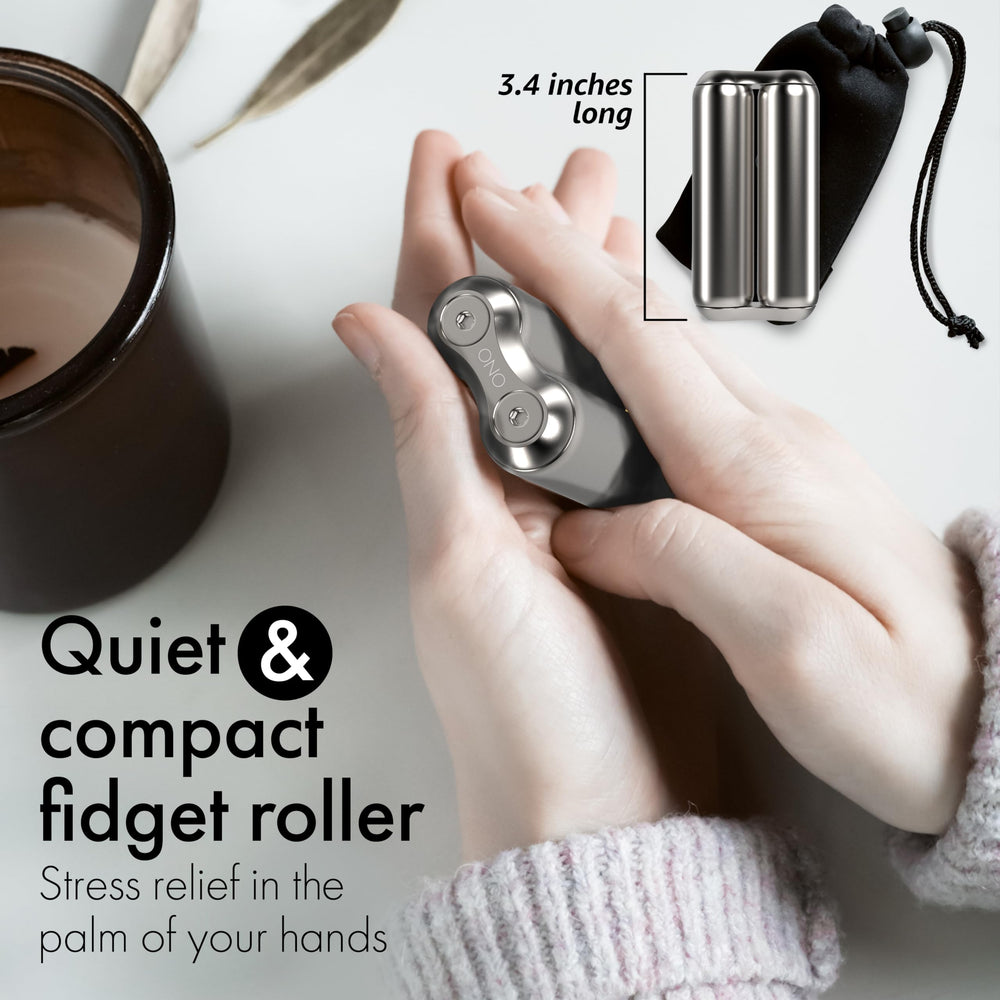 ONO Roller stainless steel finish highlights weight for smooth, satisfying glides.
