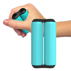 ONO Roller teal in hand boosts focus and calm during work.